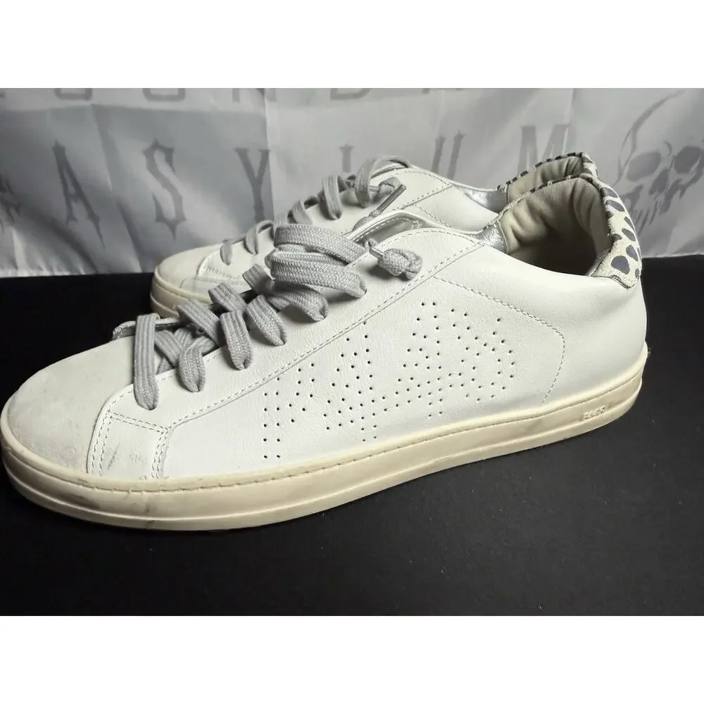 P448 Women’s 11/11.5 (42) John Low Top Sneaker White $298 New Blemishes